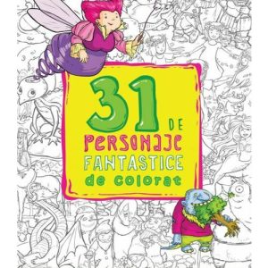 31 de personaje fantastice de colorat