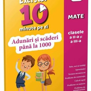 Adunari si scaderi pana la 1000 • clasele II-III