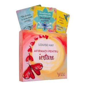 Afirmatii pentru iertare - Louise Hay - Set de cartoline si carte