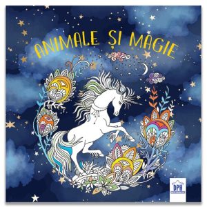 Animale si magie - Carte de colorat