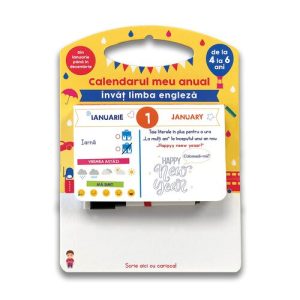 Calendarul meu anual: Invat limba engleza - de la 4 la 6 ani