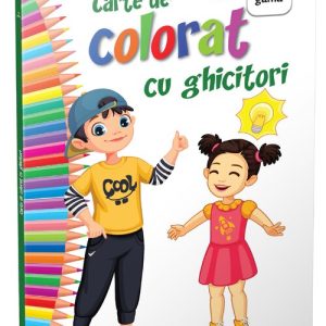 Carte de colorat cu ghicitori