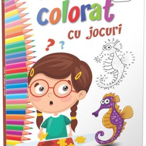 Carte de colorat cu jocuri