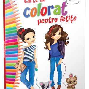 Carte de colorat pentru fetite