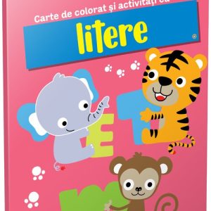 Carte de colorat și activități cu litere