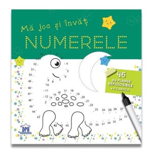 Cartea Ma joc si invat NUMERELE - 46 de planse refolosibile + o carioca