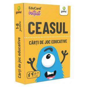 Carti de joc educative. Ceasul