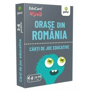 Carti de joc educative. Orase din Romania