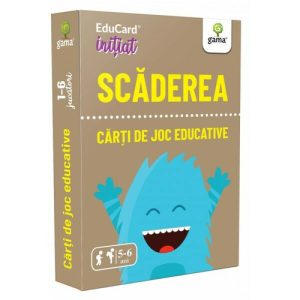 Carti de joc educative. Scaderea