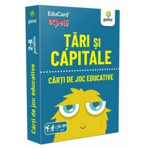 Carti de joc educative.Tari si capitale