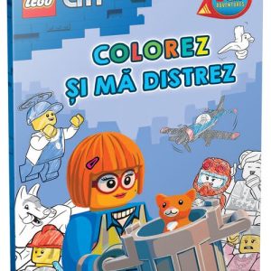 Colorez si ma distrez – Orasul LEGO (carte de colorat)