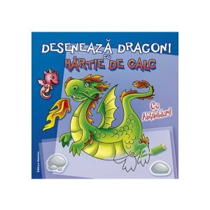Deseneaza dragoni cu hartie de calc