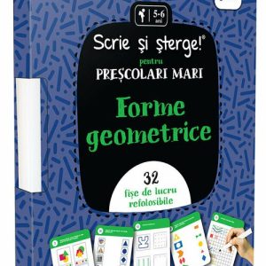 Forme geometrice/Scrie și șterge!