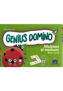 Genius Domino. Multimi si numere de la 1 la 10, Didactica Publishing House, Carti cu activitati si jocuri pentru copii