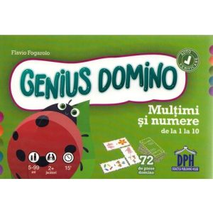 Genius Domino. Multimi si numere de la 1 la 10