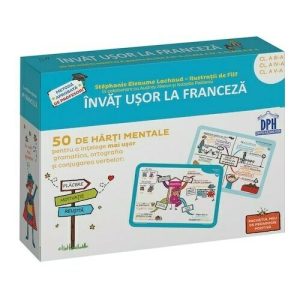 Invat usor la Franceza: 50 de harti mentale - Volumul II - Cls. a III-a