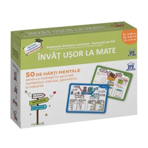 Invat usor la Mate: 50 de harti mentale - Volumul II - Cls. a III-a