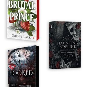 Pachet Brutal Prince + Hooked + Haunting Adeline. Set 3 carti