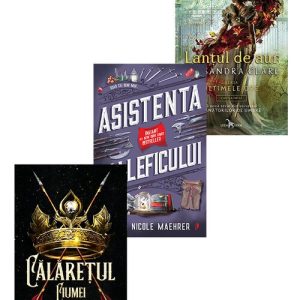Pachet Calaretul Ciumei + Lantul de Aur + Asistenta Maleficului. Set 3 carti