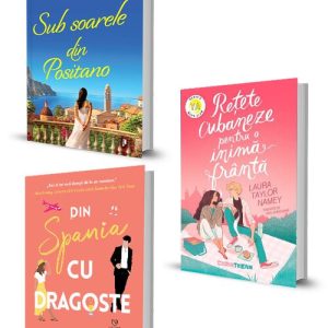 Pachet Sub soarele din Positano + Din Spania cu dragoste + Retete cubaneze pentru o inima franta. Set 3 carti