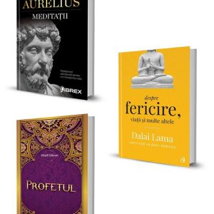 Pachetul Arta fericirii si a intelepciunii. Set 3 carti
