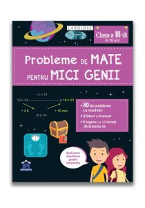 Probleme de mate pentru mici genii - Clasa a III-a, Didactica Publishing House, Carti educative