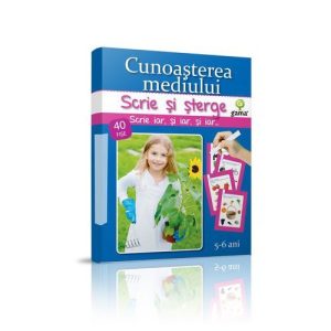 Scrie si sterge - Cunoasterea mediului 5-6 ani