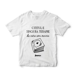 Tricou Cititul e singura terapie de care am nevoie