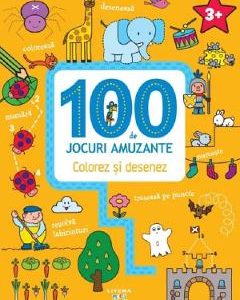100 de jocuri amuzante. Colorez si desenez