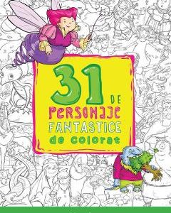 31 de personaje fantastice de colorat