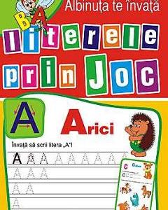 Albinuta te invata literele prin Joc