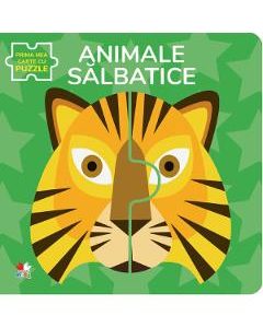Animale salbatice. Prima mea carte cu puzzle