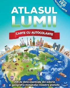 Atlasul lumii. Carte de autocolante