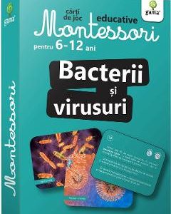 Bacterii si virusuri. Carti de joc Montessori pentru 6-12 ani
