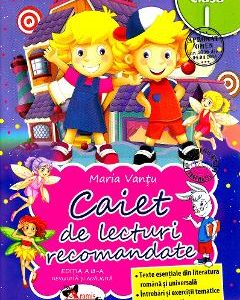 Caiet de lecturi recomandate - Clasa 1 - Ed.3 - Maria Vantu