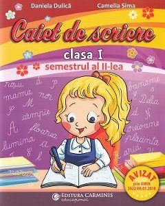 Caiet de scriere - Clasa 1 Sem.2 - Daniela Dulica