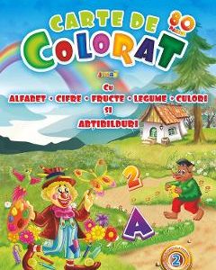Carte de colorat Jumbo cu alfabet