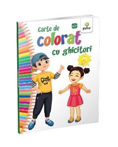 Carte de colorat cu ghicitori
