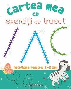 Cartea mea cu exercitii de trasat. Grafisme pentru 3-6 ani
