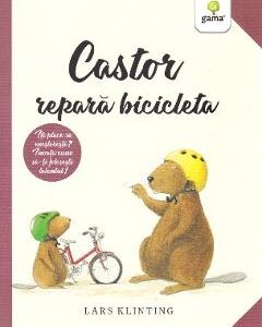 Castor repara bicicleta - Lars Klinting