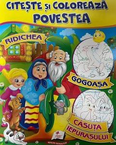 Citeste si coloreaza povestea: Ridichea