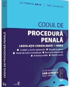 Codul de procedura penala: Octombrie 2019