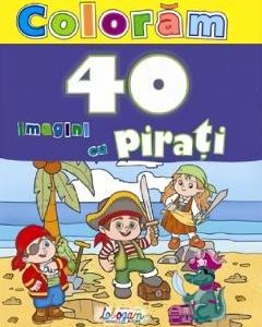 Coloram 40 de imagini cu pirati