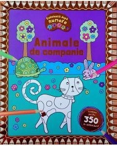 Coloreaza dupa numere. Animale de companie