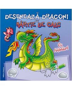 Deseneaza dragoni cu hartie de calc