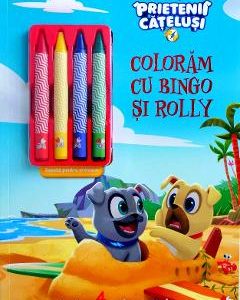 Disney: Prietenii catelusi. Coloram cu Bingo si Rolly