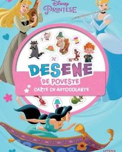 Disney Printese: Desene de poveste. Carte cu autocolante