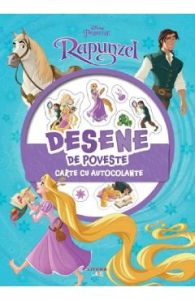 Disney Printese: Rapunzel. Desene de poveste. Carte cu autocolante, Carti Pentru Copii