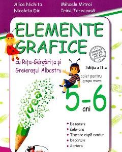 Elemente grafice 5-6 ani. Ed.2 - Alice Nichita