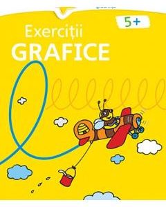 Exercitii grafice 5 ani+ (galbena)